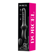 Dorcel - Deep Orgasm - Vibrador con función de empuje - Calentable - Con ventosa - Negro-Erotiekvoordeel.nl