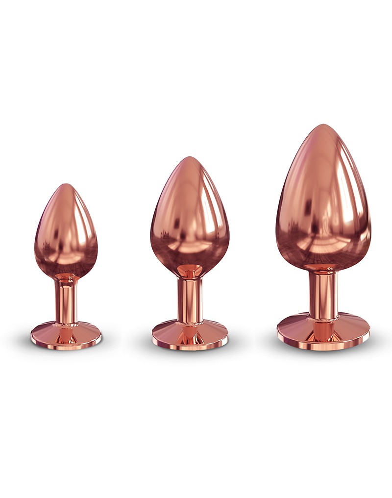 Dorcel - Diamond - Metalen Buttplug - Rosé Goud-Erotiekvoordeel.nl