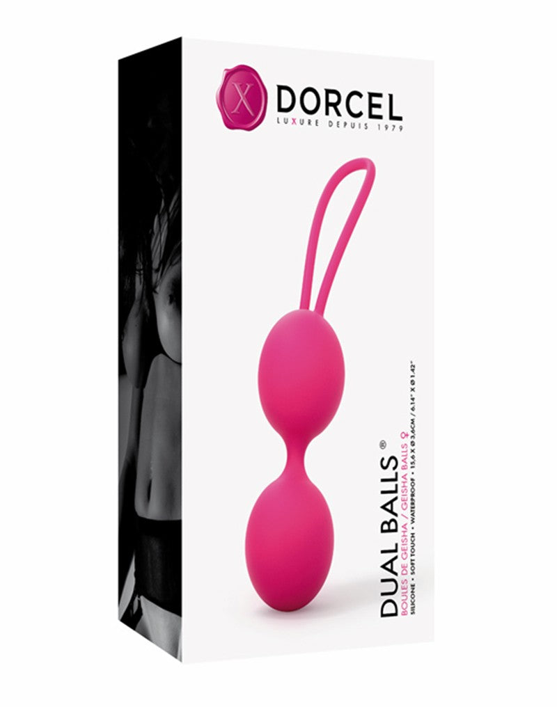 Dorcel - Dual Balls - Vaginal Balls for Pelvic Floor Training - Pink-Erotiekvoordeel.nl