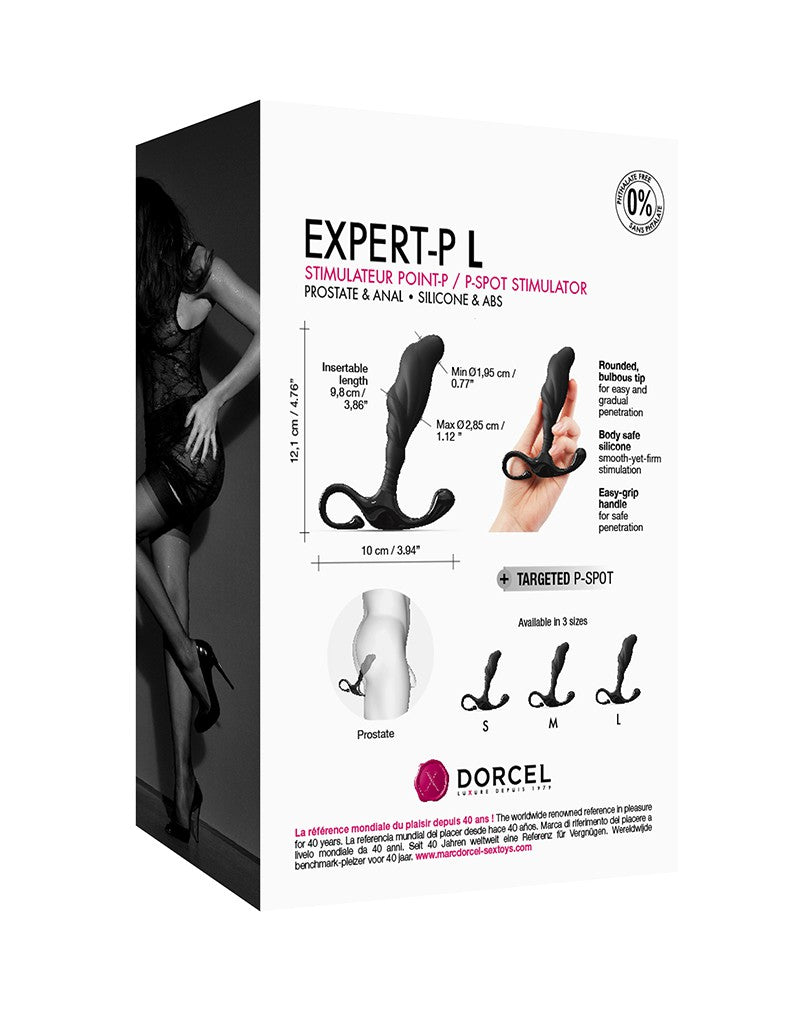 Dorcel - Expert-P - Prostate Plug - Size L - Black-Erotiekvoordeel.nl