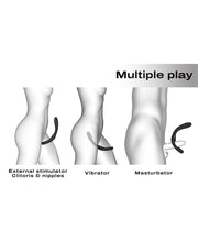 Dorcel - Infiniite Joy - Multi Vibrator - Met Twee 360° Flexibele Armen - Zwart-Erotiekvoordeel.nl