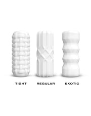 Dorcel - Masturbator Cup met Structuur - Tight - Wit-Erotiekvoordeel.nl