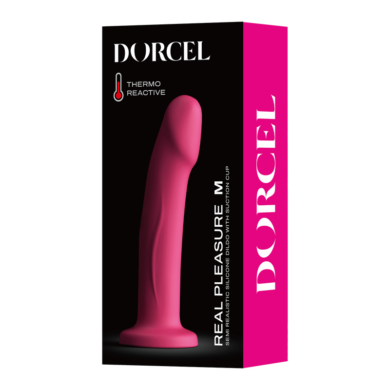 Dorcel - Real Pleasure - Stilvoller Silikon-Dildo - Rosa - Erotiekvoordeel.nl