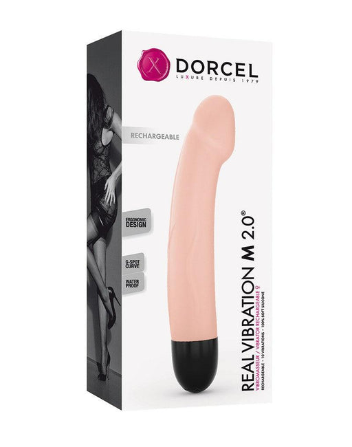 Dorcel - Real Vibration M - Realistische Vibrator - Lichte Huidskleur-Erotiekvoordeel.nl