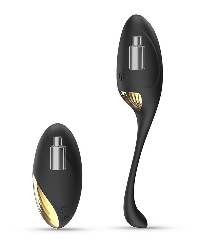 Dorcel - Secret Orgasm - Vibrating Egg - With Remote Control - Black-Erotiekvoordeel.nl