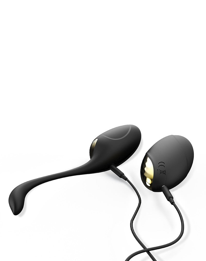 Dorcel - Secret Orgasm - Vibrating Egg - With Remote Control - Black-Erotiekvoordeel.nl