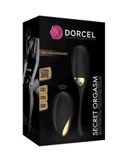 Dorcel - Secret Orgasm - Vibrating Egg - With Remote Control - Black-Erotiekvoordeel.nl