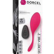 Dorcel - Secret Vibe 2 - Oplaadbaar Siliconen Eitje - Met Afstandsbediening-Erotiekvoordeel.nl