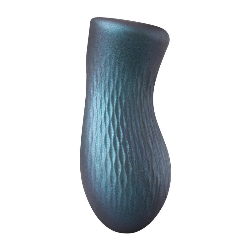 Dorcel - Sili-Cup - Masturbatore Dual Sensation - Silicone - Blu Metallizzato-Erotiekvoordeel.nl