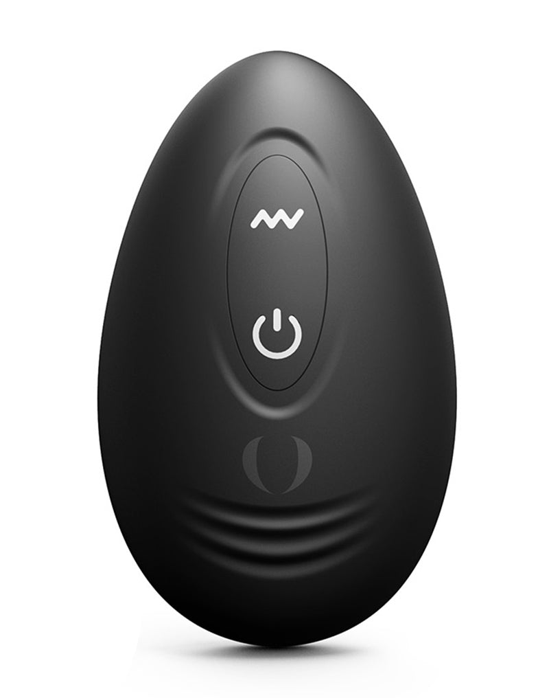 Dorcel - Vibrierender Geisha Infinite Buttplug mit beweglicher Metallkugel - Schwarz - Mit Fernbedienung - Erotiekvoordeel.nl