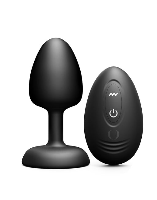 Dorcel - Wibrujący Korek Analny Geisha Infinite Z Ruchomą Metalową Kulką - Czarny - Z Pilotem-Erotiekvoordeel.nl