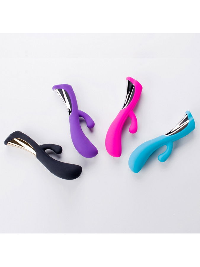 Dorr - Iora - Dual Action Rabbit Vibrator - Türkis-Erotiekvoordeel.nl