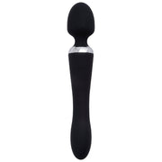 Dual Wand - Dubbelzijdig te Gebruiken Vibrator - USB Oplaadbaar - Zwart-Erotiekvoordeel.nl