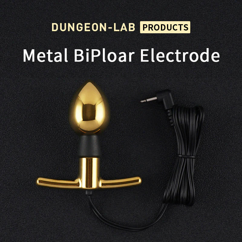 Dungeon Lab Plug Elettrico Bipolare - Oro - Erotiekvoordeel.nl