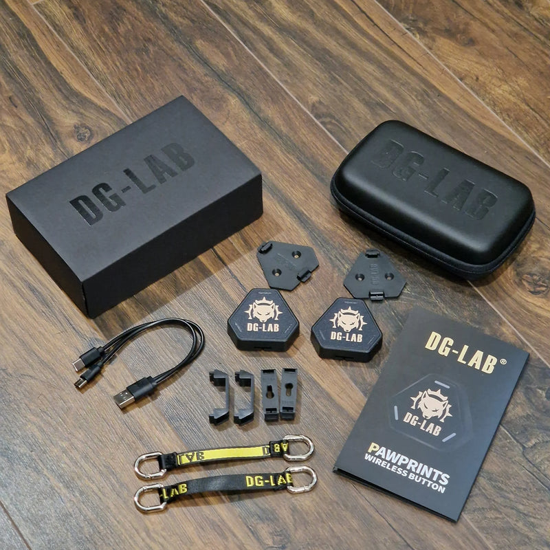 Dungeon Lab PawPrints Wireless Buttons - Erotiekvoordeel.nl