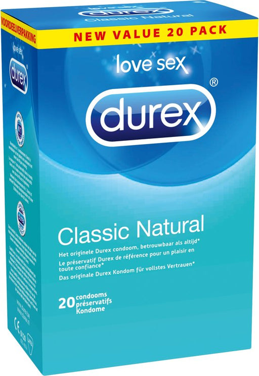 Durex - Classic Natural Condooms-Erotiekvoordeel.nl