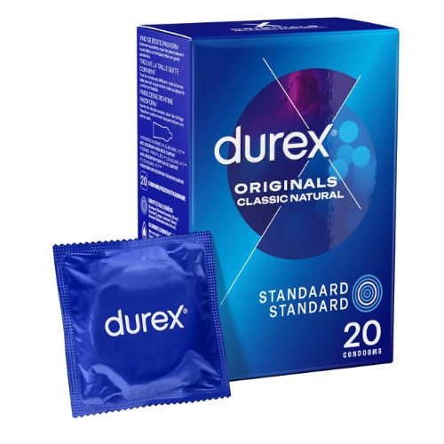 Durex Originals Classic Natural - Condoms - 20 pieces-Erotiekvoordeel.nl
