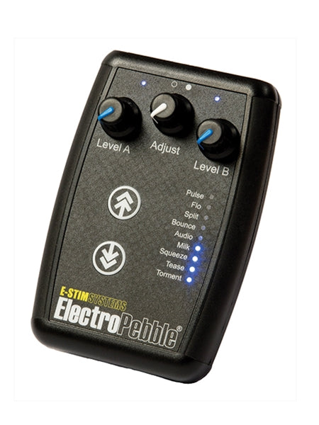 E-Stim ElectroPebble – Dual Channel Electrosex Powerbox – Black-Erotiekvoordeel.nl