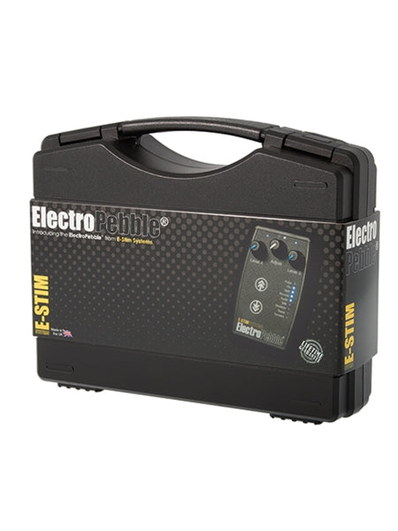 E-Stim ElectroPebble – Powerbox per elettrosex a doppio canale – Nero-Erotiekvoordeel.nl