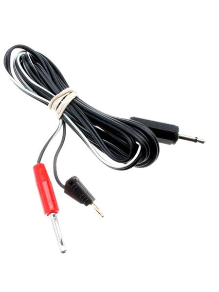 E-Stim - Electrosex accessoires - BiCable - standard 3.5 mm mono jack plug-Erotiekvoordeel.nl