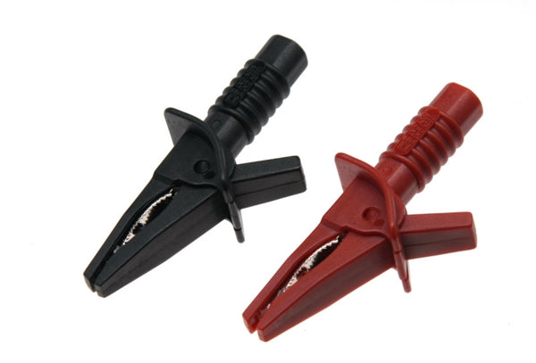 Pinces crocodiles E-Stim – Connecteurs 4 mm pour objets métalliques – Erotiekvoordeel.nl