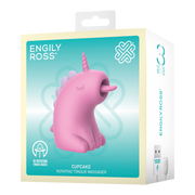 ER - Cupcake Unicorn - Clitoral Vibrator with 360° Rotating Tongue - Pink-Erotiekvoordeel.nl