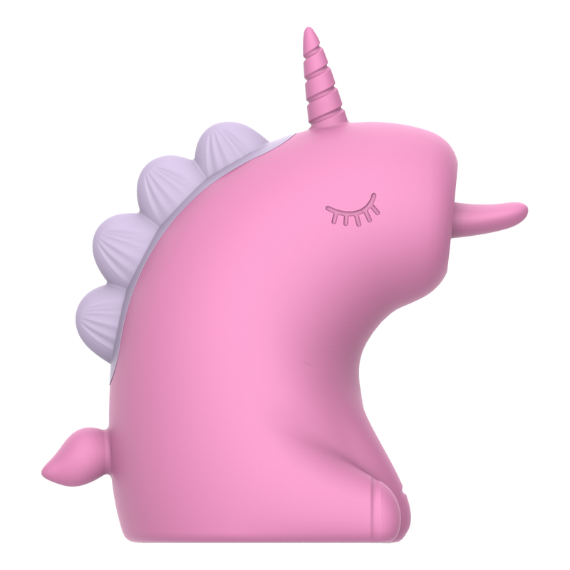 ER - Cupcake Unicorn - Clitoral Vibrator with 360° Rotating Tongue - Pink-Erotiekvoordeel.nl