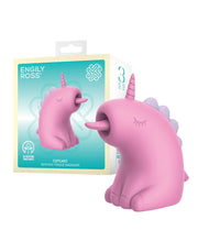 ER - Cupcake Unicorn - Clitoral Vibrator with 360° Rotating Tongue - Pink-Erotiekvoordeel.nl