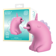 ER - Cupcake Unicorn - Clitoral Vibrator with 360° Rotating Tongue - Pink-Erotiekvoordeel.nl