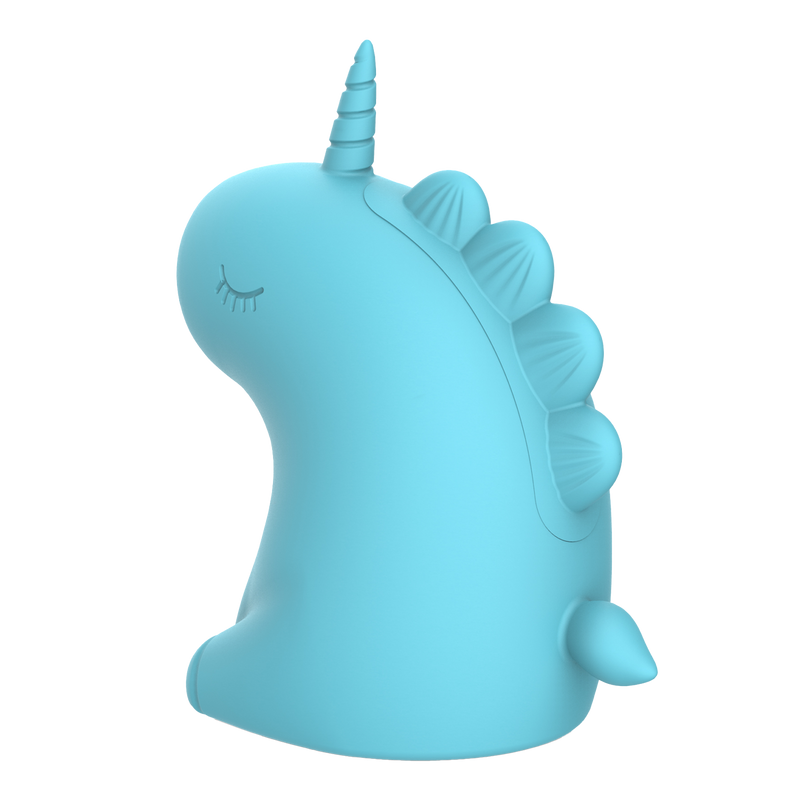 ER - Snowflake Unicorn - Klitorisvibrator mit leckender Zunge - Blau - Erotiekvoordeel.nl