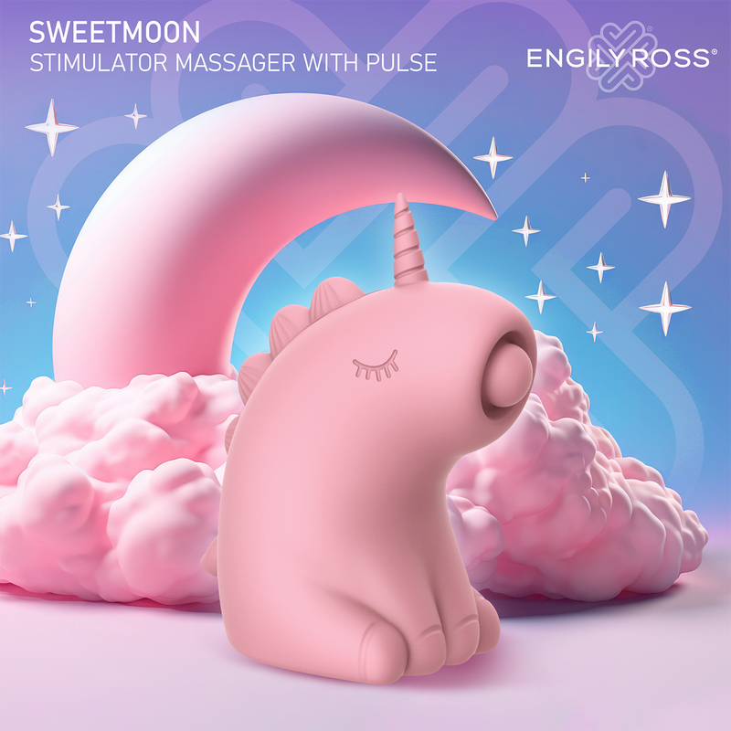 ER - Sweetmoon Unicorn - Clitoral Massager with Pulse - Soft Pink-Erotiekvoordeel.nl