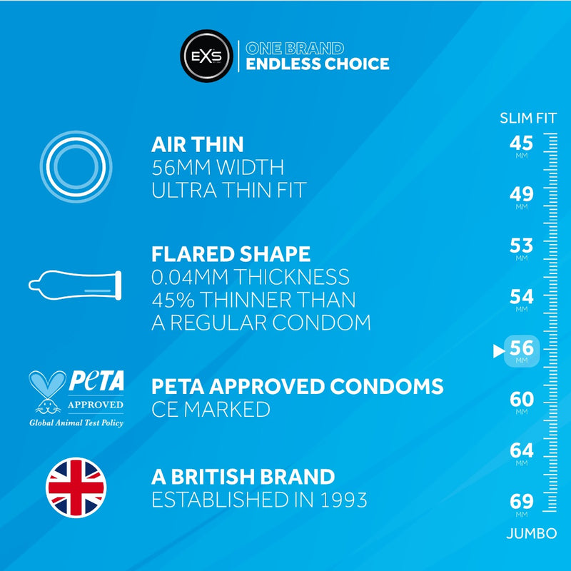 EXS Air Thin Préservatifs-Erotiekvoordeel.nl