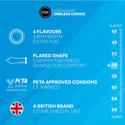EXS Flavored Condoms Mix - Erotiekvoordeel.nl
