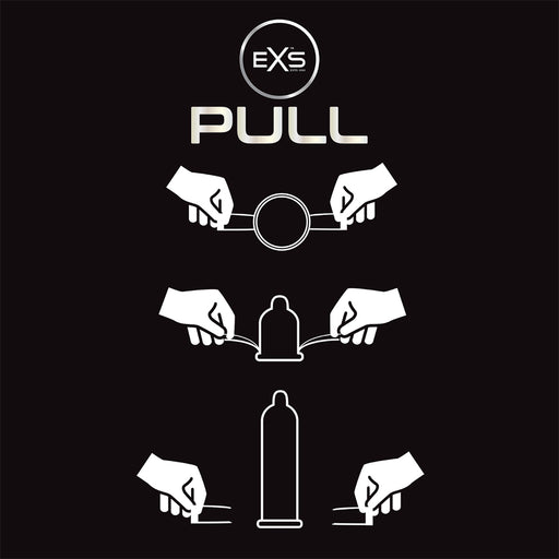 EXS Pull Regular Condoms - 54 mm - latex-free - with pull tab - 6 pieces - Erotiekvoordeel.nl
