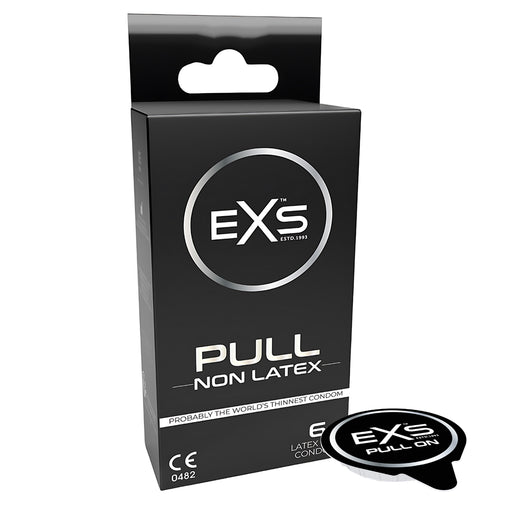 EXS Pull Regular Condoms - 54 mm - latex-free - with pull tab - 6 pieces - Erotiekvoordeel.nl