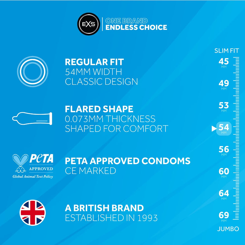 EXS Regular Condoms - Erotiekvoordeel.nl