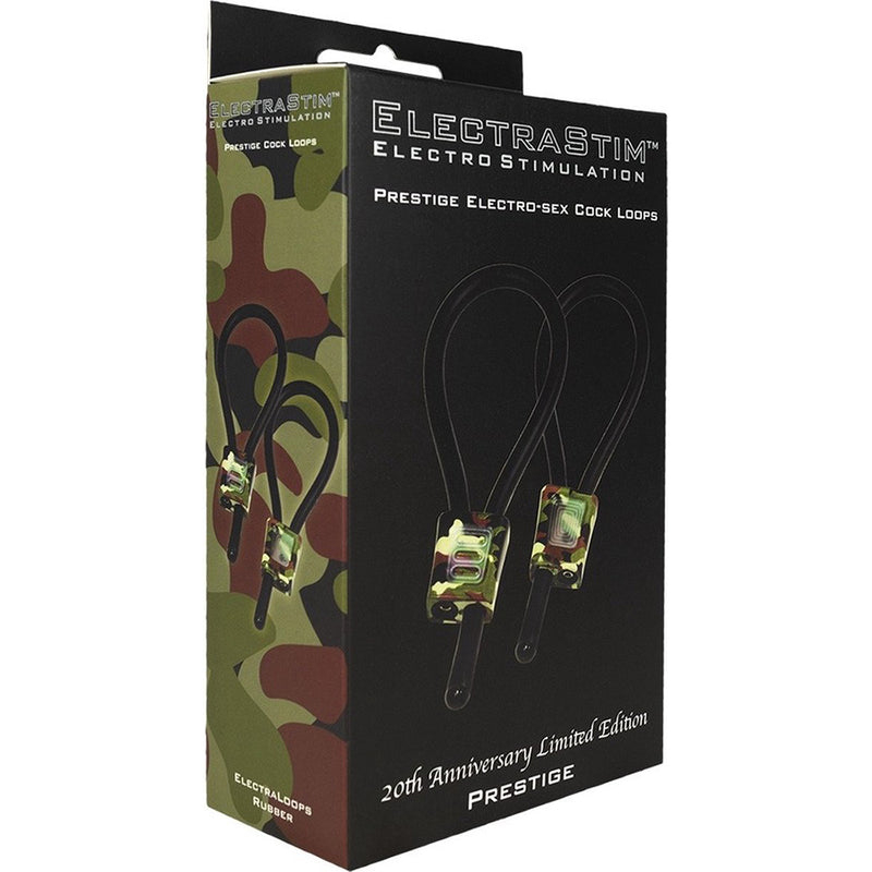 ElectraStim - Electrosex - ElectraLoops Prestige Camo - Anillos para el pene - 2 unidades-Erotiekvoordeel.nl
