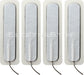 ElectraStim - Electrosex - Lange Geleidende E-stim Electrodes - 4 stuks-Erotiekvoordeel.nl