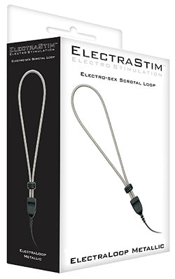 ElectraStim - Electrosex - Metallic Verstelbare Scrotum Loop-Erotiekvoordeel.nl