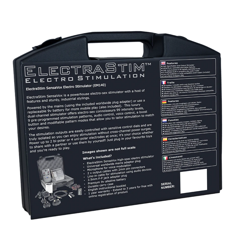 ElectraStim - Electrosex Powerbox - Sensavox-Erotiekvoordeel.nl