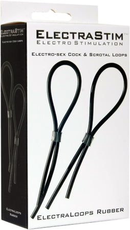 ElectraStim - Electrosex - Rubber Adjustable Cock And Scrotal Loops-Erotiekvoordeel.nl