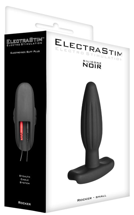 ElectraStim - Electrosex - Silicone Noir Rocker Butt Plug - Drie Maten-Erotiekvoordeel.nl