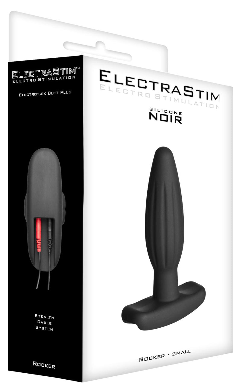 ElectraStim - Electrosex - Siliconen Noir Rocker Buttplug - Drie Maten-Erotiekvoordeel.nl