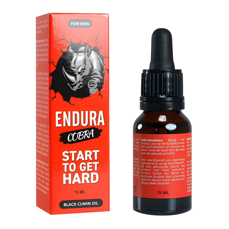 Endura Cobra Cumin Oil - Start to Get Hard - Bessere Erektionen - Erotiekvoordeel.nl