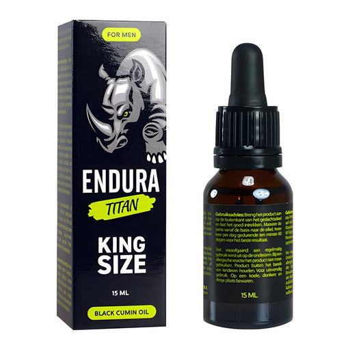 Endura Titan Cumin Oil - King Size - Érections plus importantes - Erotiekvoordeel.nl