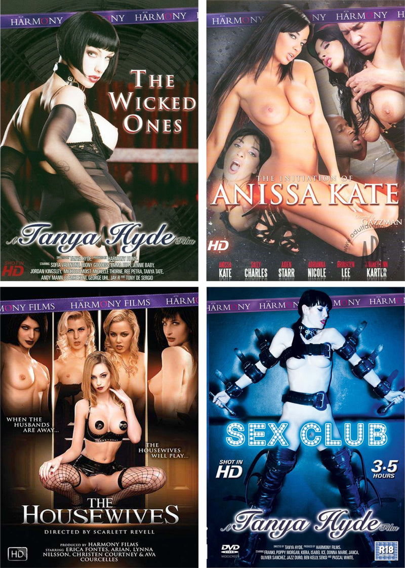 Erotic DVD - Harmony - Set of 8 DVDs - Pack D-Erotiekvoordeel.nl