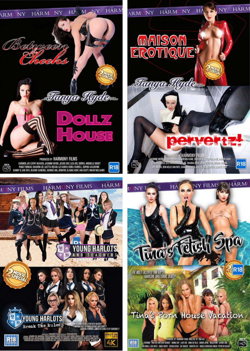 Erotic DVD - Harmony - Set of 8 DVDs - Pack D-Erotiekvoordeel.nl