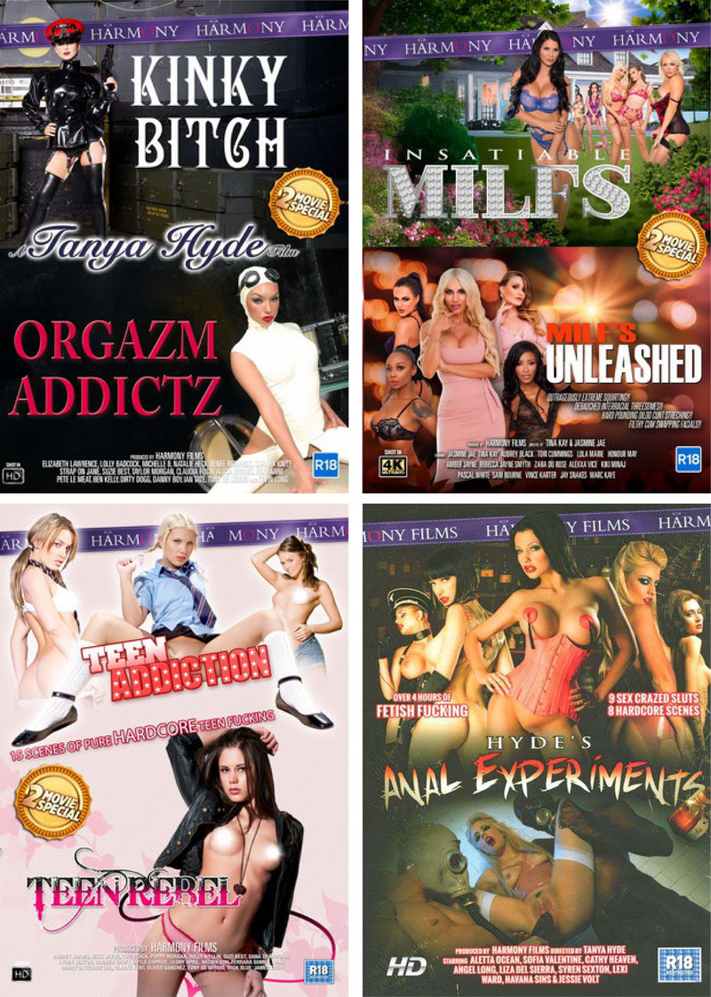 Erotic DVD - Harmony - Set of 8 DVDs - Pack E-Erotiekvoordeel.nl