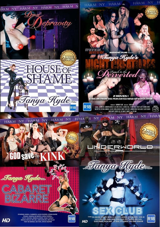 DVD érotique - Harmony - Lot de 9 DVD - Pack A-Erotiekvoordeel.nl