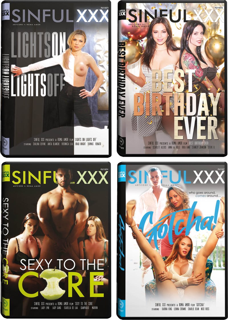 DVD - Sinful XXX D - Confezione da 10 - Erotiekvoordeel.nl